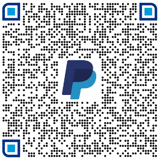 PayPal QR Code – $19.99 + 7.75% tax + optional $5.99 shipping